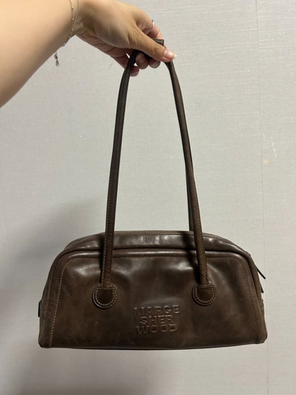 Margesherwood Soft Boston - washed brown pull-up